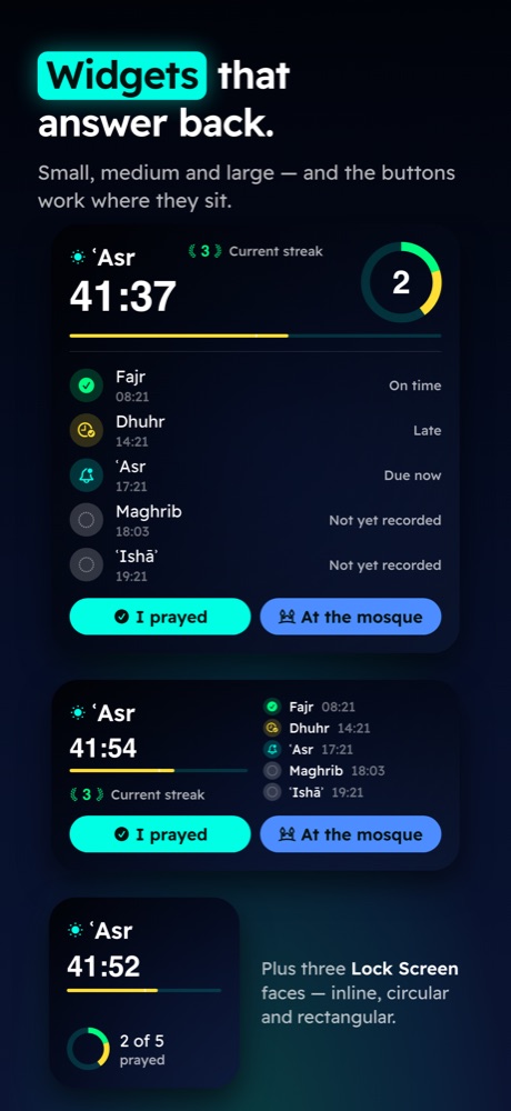 Widgets that answer back.